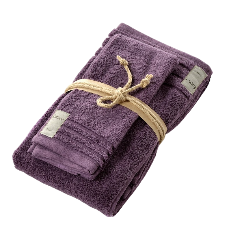 coccola-set-of-2-towel melanzana
